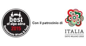 Best of Alpe Adria con il Patrocinio di Expo 2015 Padiglione Italia.