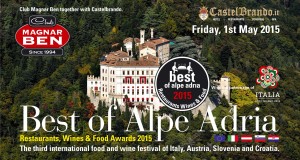 Best of Alpe Adria 2015 in a castle. The third international food and wine festival  of Italy, Austria, Slovenia and Croatia.