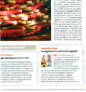 Tribuna annuncio libro con il gusto in Bocca e gli occhi all'insù di Maurizio Potocnik