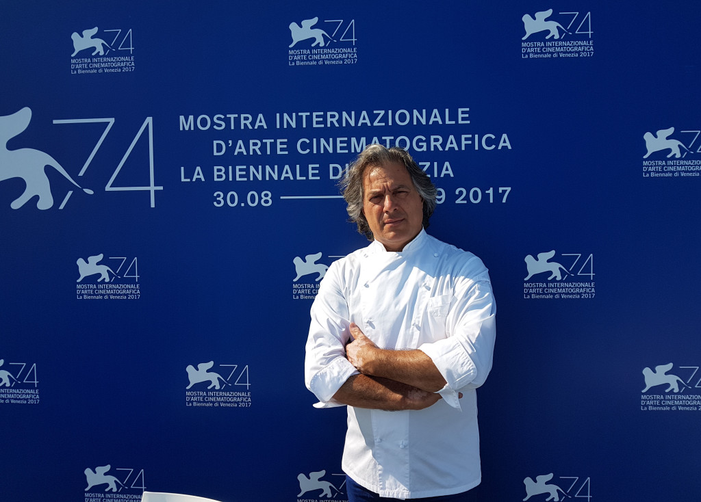 Mostra Internazionale d'Arte Cinematografica VENEZIA 74 . Official chef Tino Vettorello