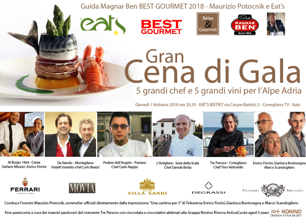 Gran Cena di Gala dell'Alpe Adria 2018 - Maurizio Potocnik@